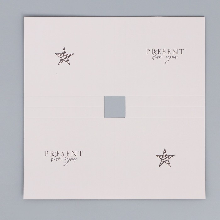 Коробка кондитерская для муссовых пирожных &laquo;Present for you&raquo;, 17.8 х 17.8 х 6.5 см