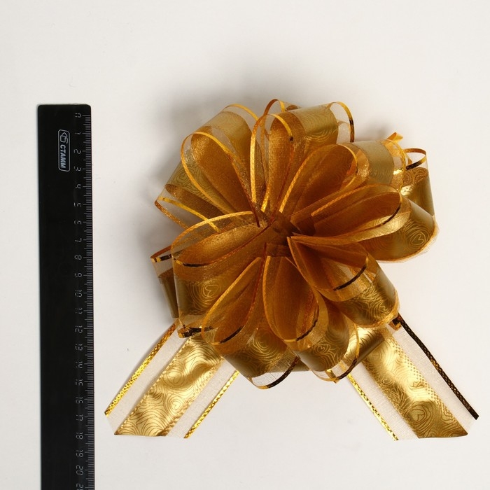 Бант-шар №5, золотые розы Бант-шар №5, золотые розы