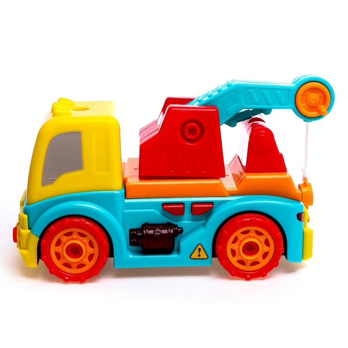 Конструктор винтовой &laquo;Эвакуатор&raquo;, с электрическим шуруповёртом, радиоуправление, 30 деталей