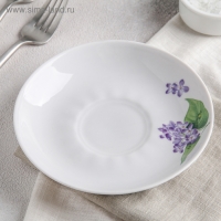 Блюдце фарфоровое &laquo;Сирень&raquo;, d=15 см