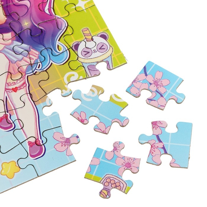 Термостакан с пазлом &laquo;Кавайная девчонка&raquo;, 54 элемента, 250 мл