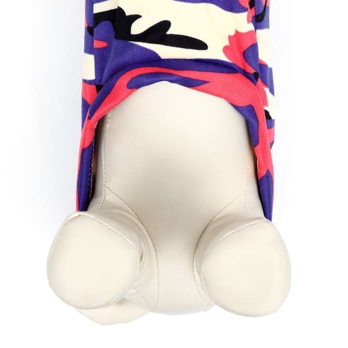 Толстовка Толстовка "Камуфляж", размер XS (ДС 20, ОШ 20, ОГ 30 см), фиолетовый