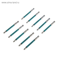 Набор бит GROSS 11263, магнитные, с насечкой, PH2 х 90 мм, сталь S2, 10 шт. Набор бит GROSS 11263, магнитные, с насечкой, PH2 х 90 мм, сталь S2, 10 шт.