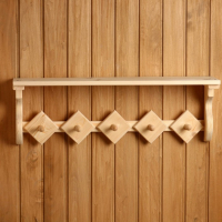 Вешалка-полка, 5 крючков, хвоя "Добропаровъ" Вешалка-полка, 5 крючков, хвоя "Добропаровъ"