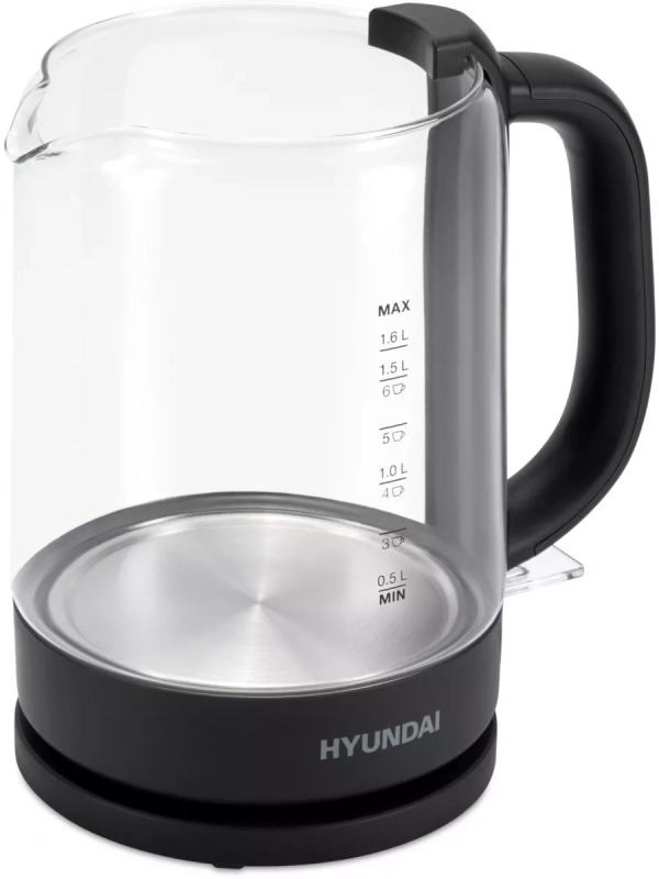 Чайник HYK-G3402 1.7л. 2200Вт серый