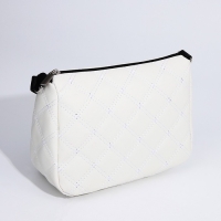 Сумка кросс-боди, наружный карман, цвет белый