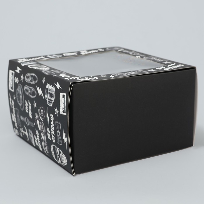 Коробка-фоторамка подарочная складная, упаковка, &laquo;Мужская&raquo;, 14 х 14 х 8 см