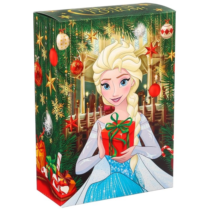 Коробка подарочная, "С Новым годом",  16 х 23 х 7,5 см, Холодное сердце