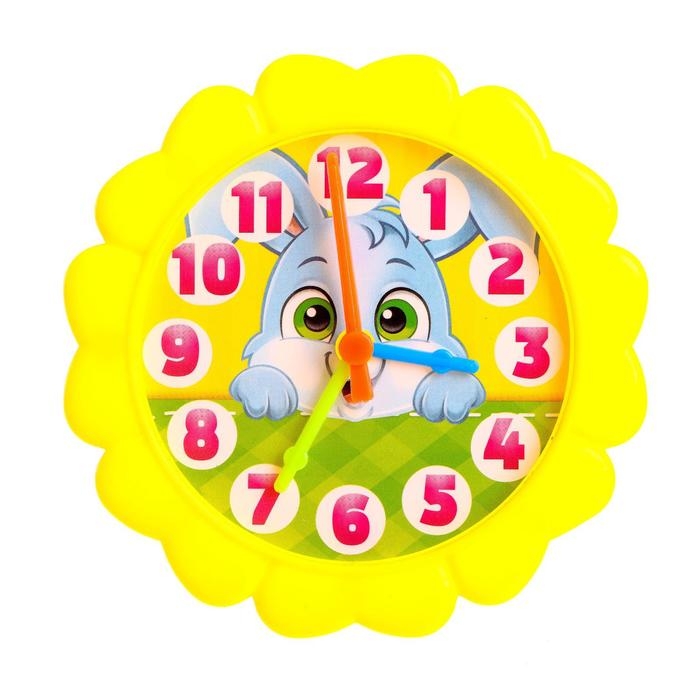 Часики игровые &laquo;Животные&raquo;, учим время, считаем, МИКС