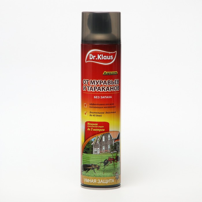 Аэрозоль Доктор Клаус от муравьев, тараканов и других ползучих насекомых, 600 мл