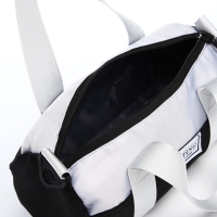 Сумка молодёжная на молнии, цвет чёрный