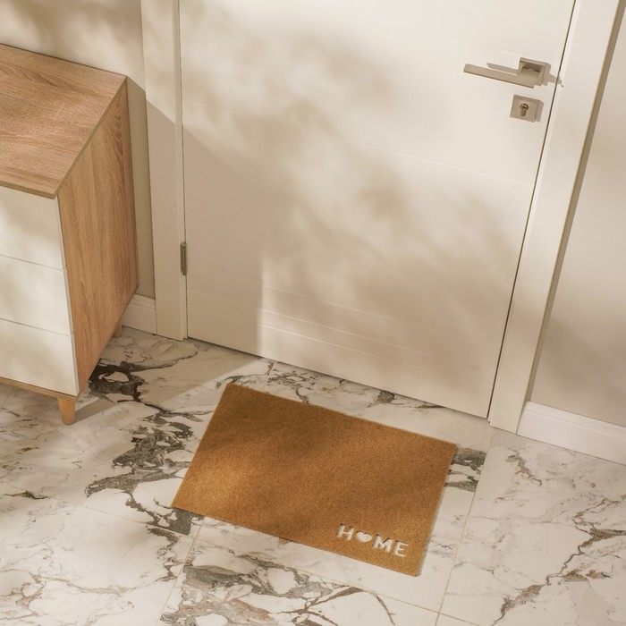 Коврик придверный SL Home, 40&times;60 см, цвет бежевый