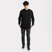 Джемпер мужской, цвет чёрный, размер 52