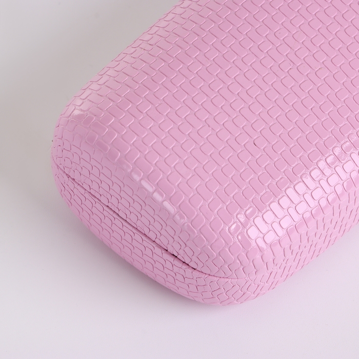 Футляр для очков на хлопушке, длина 15 см, цвет розовый Футляр для очков на хлопушке, длина 15 см, цвет розовый