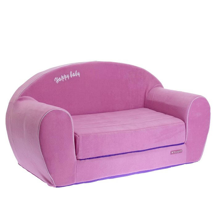 Мягкая игрушка «Диванчик раскладной Happy babby», цвет фиолетовый, цвета МИКС Мягкая игрушка «Диванчик раскладной Happy babby», цвет фиолетовый, цвета МИКС