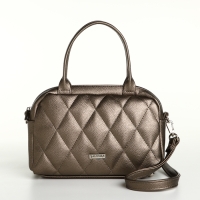 Сумка женская на молнии, цвет бронзовый Сумка женская на молнии, цвет бронзовый