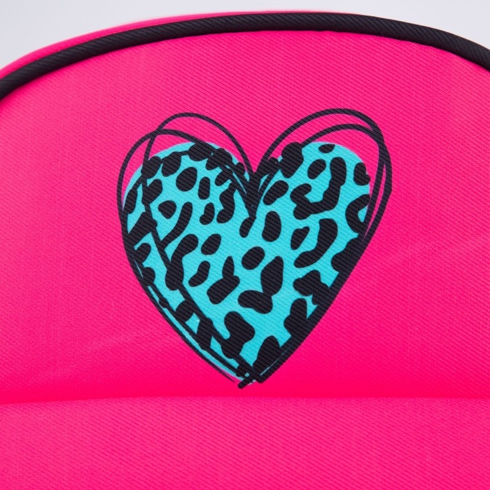 Рюкзак детский для девочки текстильный &laquo;Сердечко&raquo;, 27х23х10 см