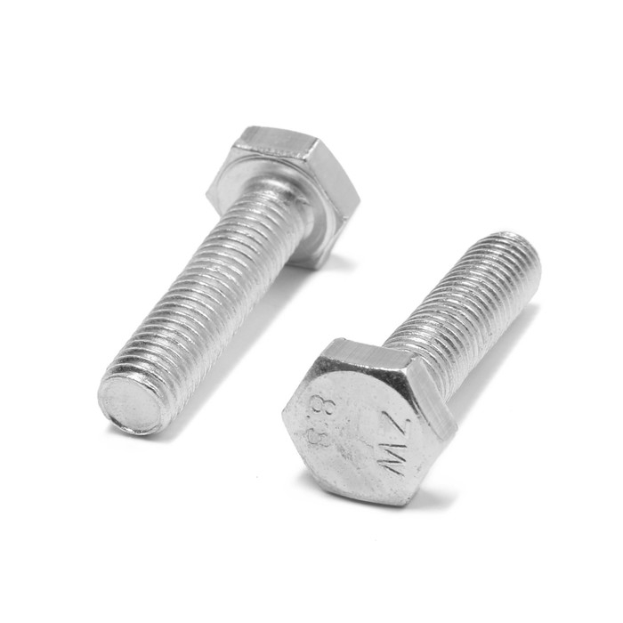 Болт ТУНДРА, оцинкованный, DIN 933, класс прочности 8.8, М10х40 мм, 1 кг Болт ТУНДРА, оцинкованный, DIN 933, класс прочности 8.8, М10х40 мм, 1 кг