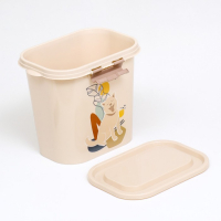 Контейнер Dogs для корма, овальный, 10 л, микс цветов Контейнер Dogs для корма, овальный, 10 л, микс цветов