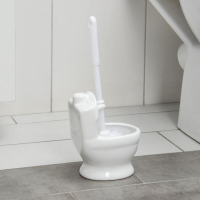 Ёрш для унитаза с подставкой &laquo;Классик&raquo;, 10&times;14&times;32 см, цвет белый