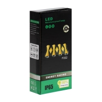 Светильник фасадный &laquo;Глосс&raquo;, FSD-044, 8 Вт, 3000К, 4 луча, IP65, 220 В, пластик, черный