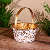 Кашпо "Бокси" металл 21х21х26 см Кашпо "Бокси" металл 21х21х26 см