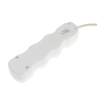 Удлинитель Luazon Lighting ECO, 3 розетки, 1.5 м, 10 А, 2200 Вт, ПВС 3х0.75 мм2, с з/к,белый