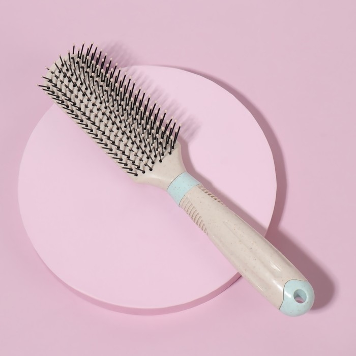 Расчёска массажная, 4 &times; 23 см, цвет МИКС