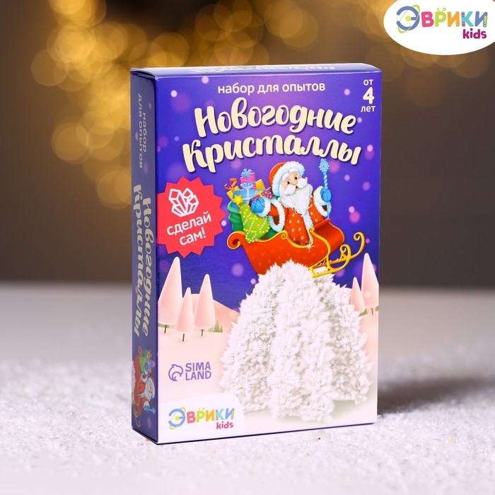 Набор для опытов «Чудесные кристаллы», сани Набор для опытов «Чудесные кристаллы», сани