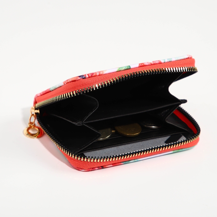 Кошелёк на молнии Кошелёк на молнии "Выбражулька", цвет красный