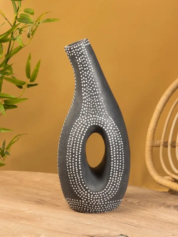 Ваза терракота &laquo;Рамос&raquo;, 22&times;18&times;53 см, керамика