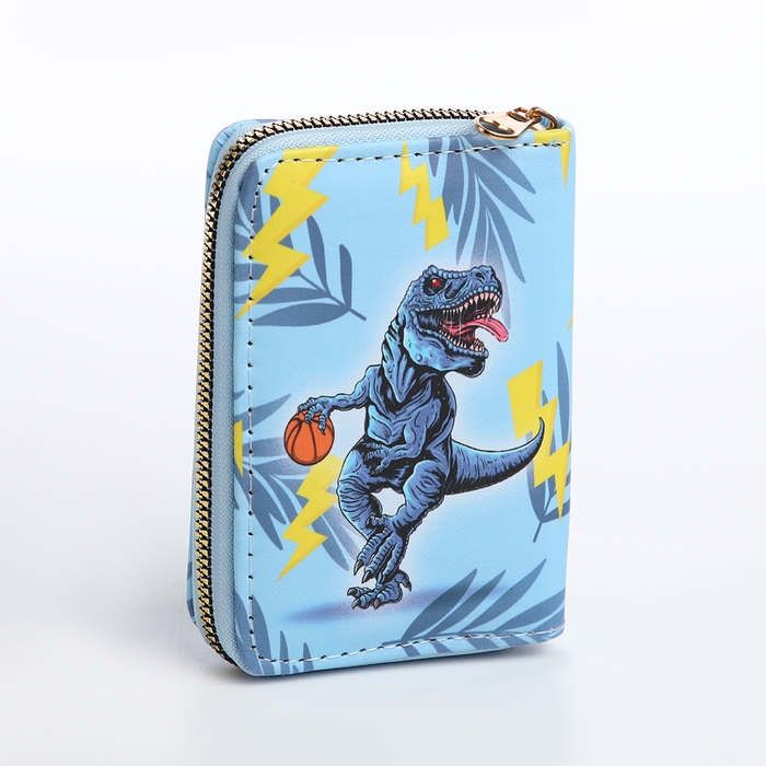 Кошелёк детский на молнии &laquo;Выбражулька&raquo;, цвет голубой