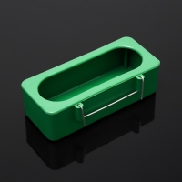 Кормушка для птиц внутренняя матовая 15 х 6,5 х 4,5 см, зелёная