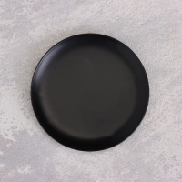 Подсвечник металл "Тарелка", 7,6 см, черный муар Подсвечник металл "Тарелка", 7,6 см, черный муар