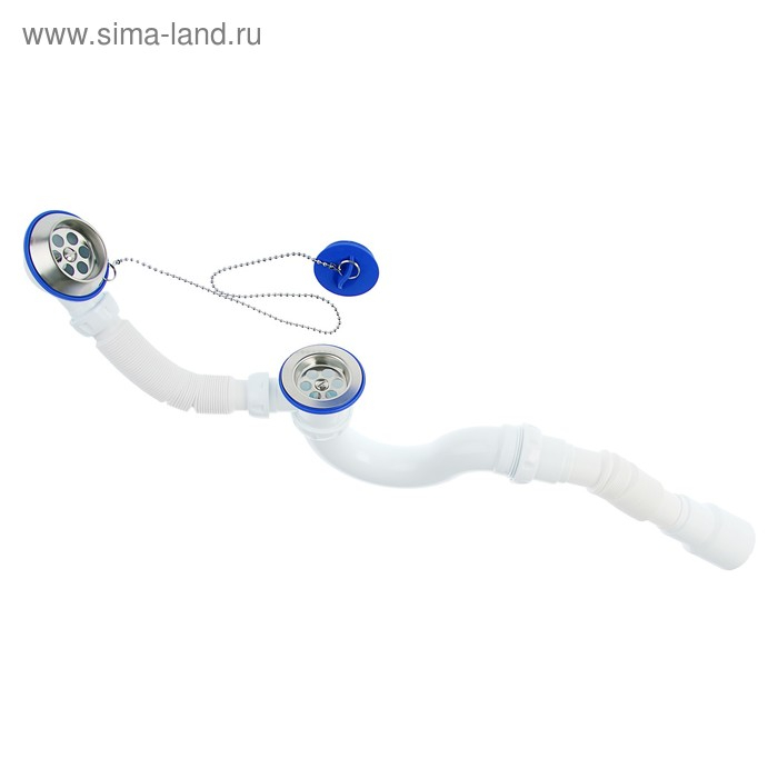 Сифон для ванны Unicorn S32, 1 1/2 Сифон для ванны Unicorn S32, 1 1/2"х40, с пробкой на цепочке