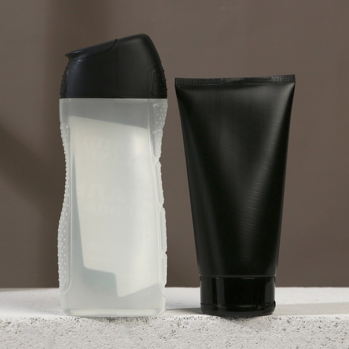 Подарочный набор косметики &laquo;Сталь и сила&raquo;, гель для душа 250 мл и гель для бритья 110 мл, HARD LINE