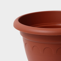 Кашпо уличное на ножке высокий &laquo;Колывань&raquo;, 8,1 л, цвет терракотовый