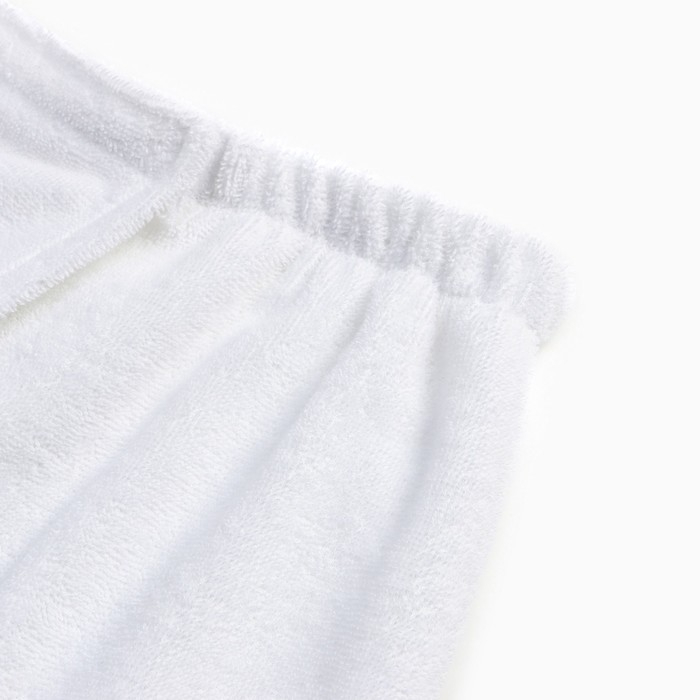 Набор для сауны "Этель" парео (68х150 см) и чалма, цвет белый