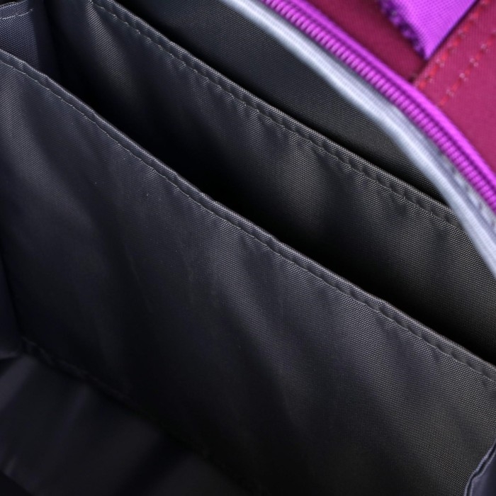 Рюкзак каркасный школьный 38 х 30 х 16 см, эргономичная спинка, Stavia "Котик 3D", сиреневый