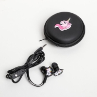 Подарочный набор: наушники вакуумные и кейс для наушников «Единорог», модель VBT - 1,25 Подарочный набор: наушники вакуумные и кейс для наушников «Единорог», модель VBT - 1,25