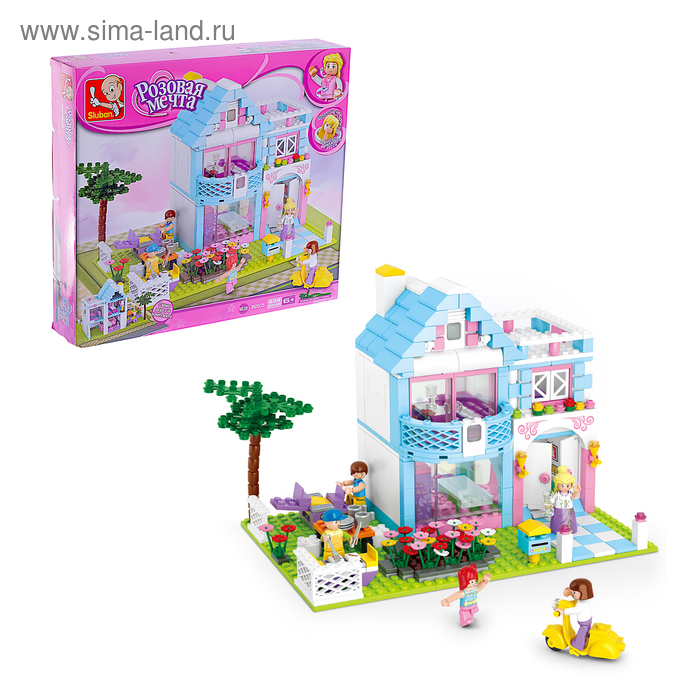 Конструктор &laquo;Розовая мечта. Загородный дом&raquo;, 539 деталей