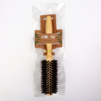 Брашинг &laquo;Натурель&raquo;, d = 2/5 &times; 22 см, комбинированная щетина, цвет &laquo;светлое дерево&raquo;