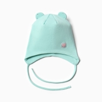 Шапка-мишка детская, цвет мятный, размер 46-50 Шапка-мишка детская, цвет мятный, размер 46-50