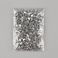 Нижний ограничитель для молнии, металлический, №3, 1000 &plusmn; 20 шт, цвет серебряный