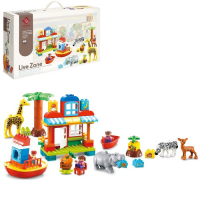 Конструктор &laquo;Зоопарк&raquo;, 77 деталей
