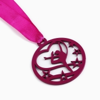 Медаль тематическая &laquo;Гимнастика&raquo;, d=6 см