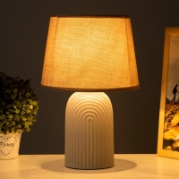 Настольная лампа "Доротея" Е14 40Вт серый 22х22х35 см RISALUX