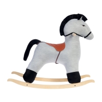 Качалка "Конь Восток", цвет светло-серый 990014