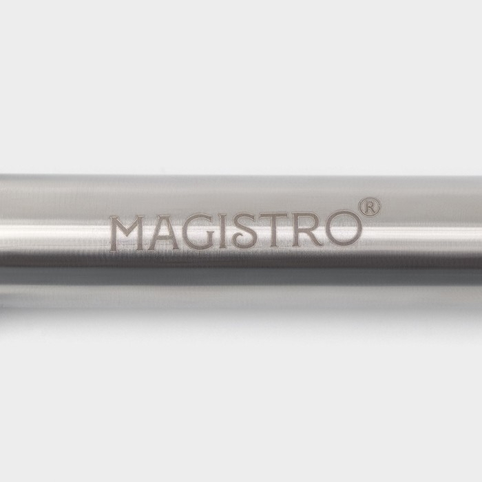 Рыбочистка Magistro Solid, нержавеющая сталь, цвет хромированный
