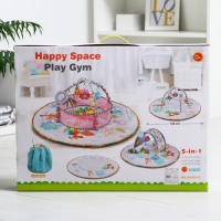 Развивающий игровой набор 5 в 1 &laquo;Коврик-мешок и игровой центр&raquo;, 30 шаров, 83х71х0,5 см.